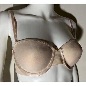 Liz Claiborne Nude Bra Removable Straps 36A